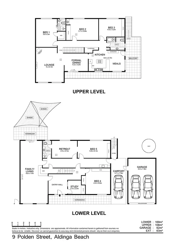 Floorplan of Homely house listing, 9 Polden St, Aldinga Beach SA