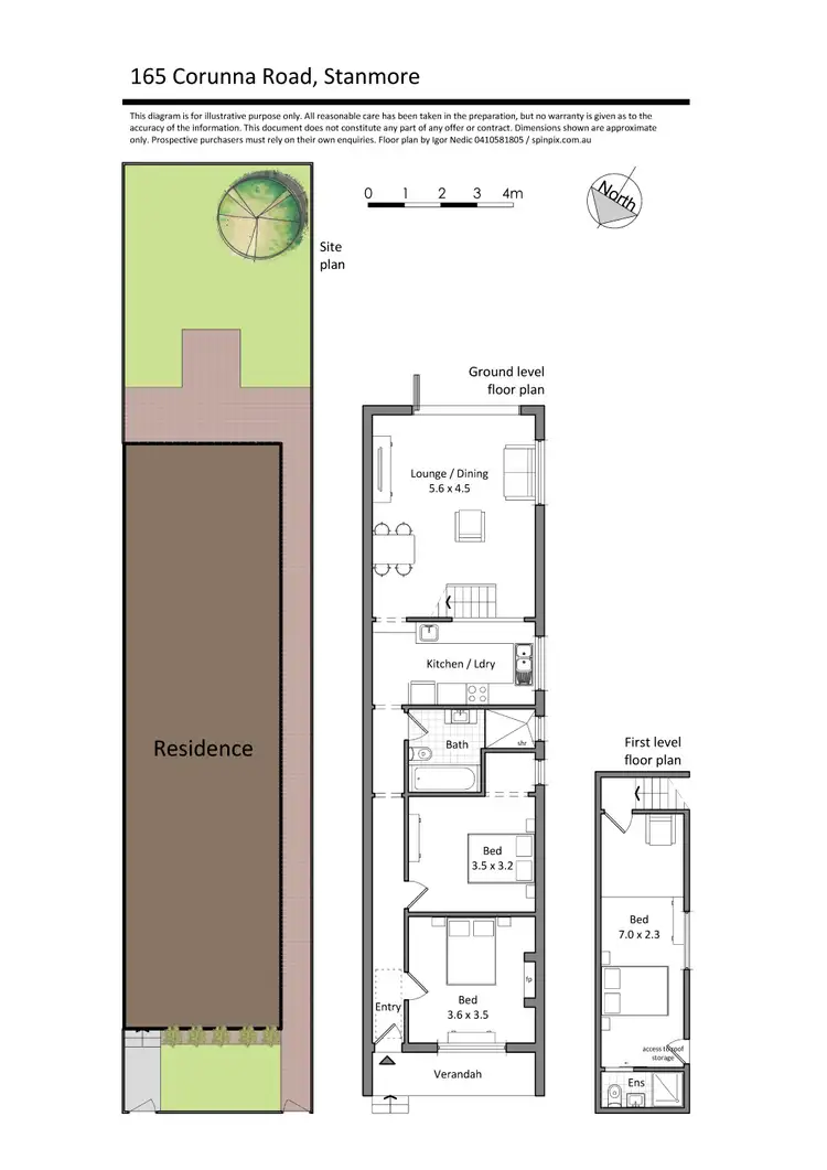 Floorplan of Homely house listing, 165 Corunna Rd, Stanmore NSW