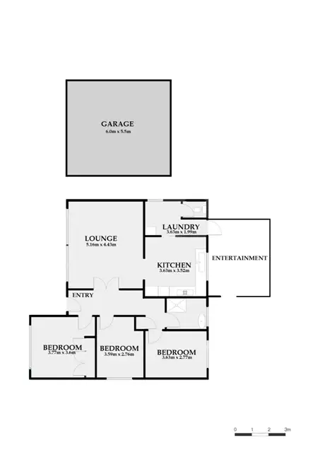 Floorplan of Homely house listing, 16 Holmes Rd, Mooroolbark VIC