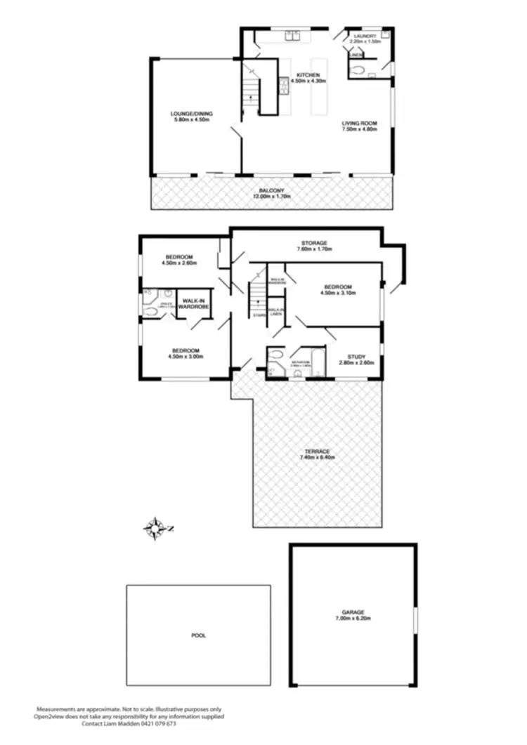 Floorplan of Homely house listing, 3 Aperta Place, Beacon Hill NSW 2100