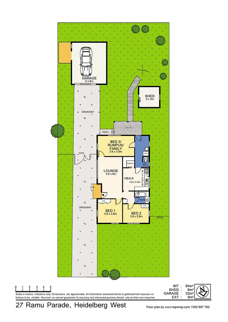 Floorplan of Homely house listing, 27 Ramu Pde, Heidelberg West VIC