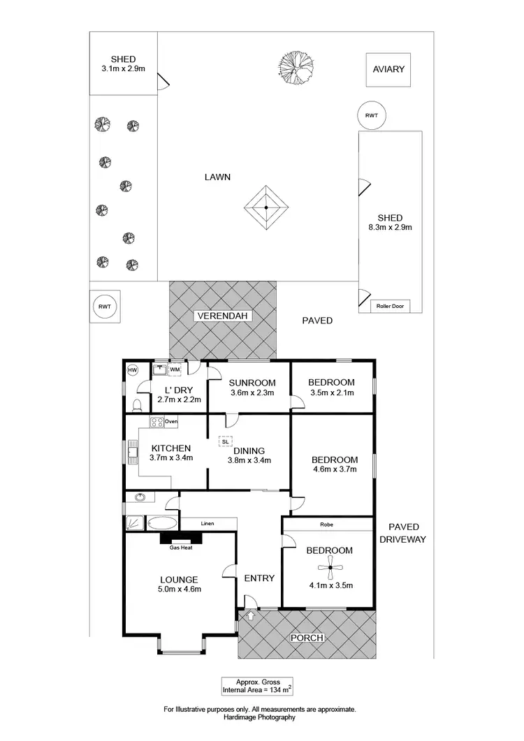 Floorplan of Homely house listing, 14 Wattle St, Largs Bay SA