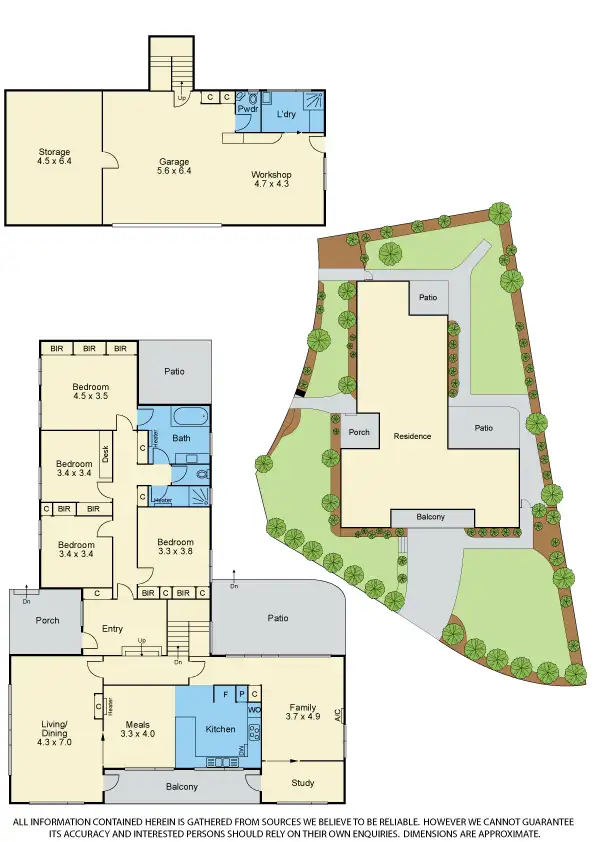 Floorplan of Homely house listing, 40 Sandra St, Bulleen VIC