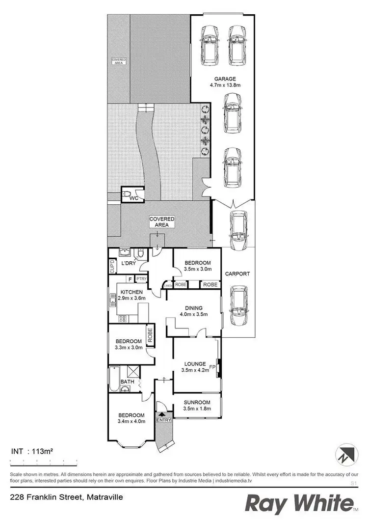 Floorplan of Homely house listing, 228 Franklin St, Matraville NSW