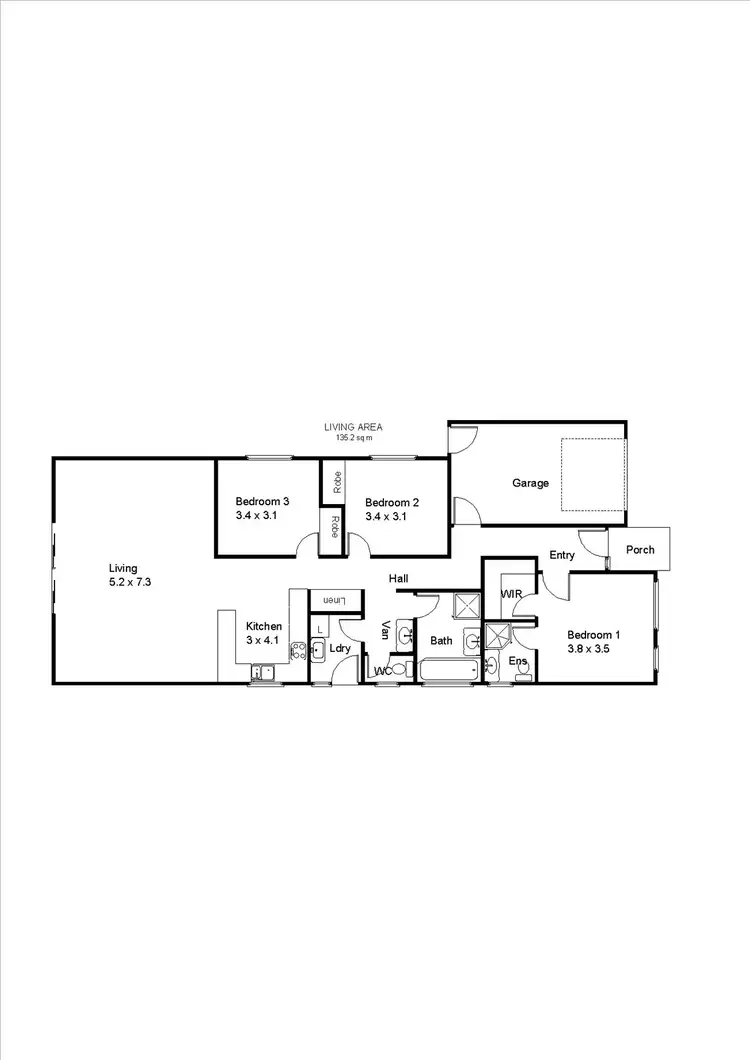 Floorplan of Homely house listing, 28B Jarvis St, Berri SA