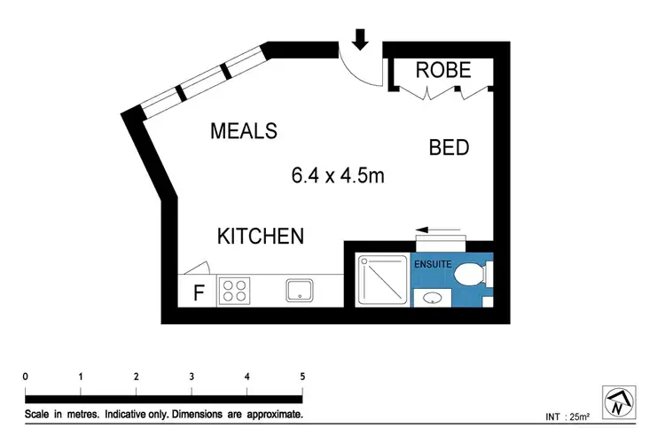 Floorplan of Homely apartment listing, 719/480 Collins St, Melbourne (CBD) VIC