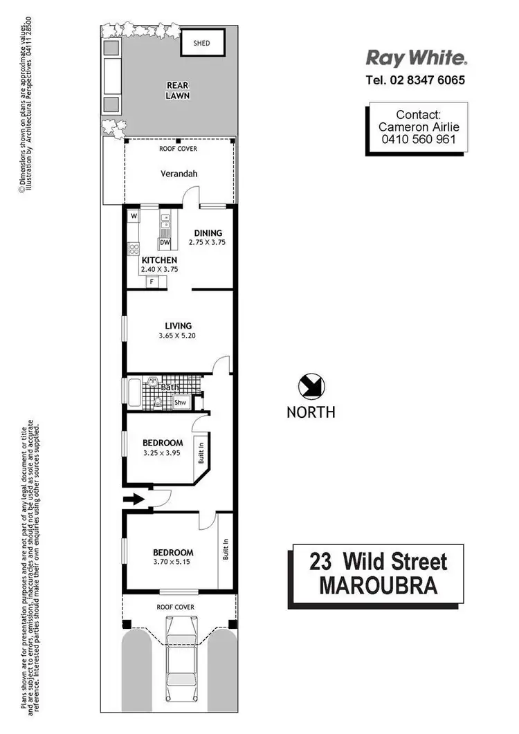 Floorplan of Homely house listing, 23 Wild St, Maroubra NSW