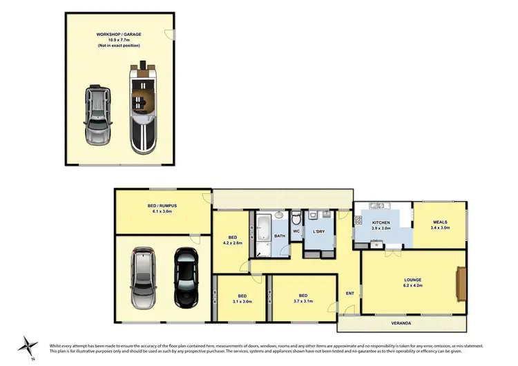 Floorplan of Homely house listing, 16 Kalkarra Cres, Mount Duneed VIC