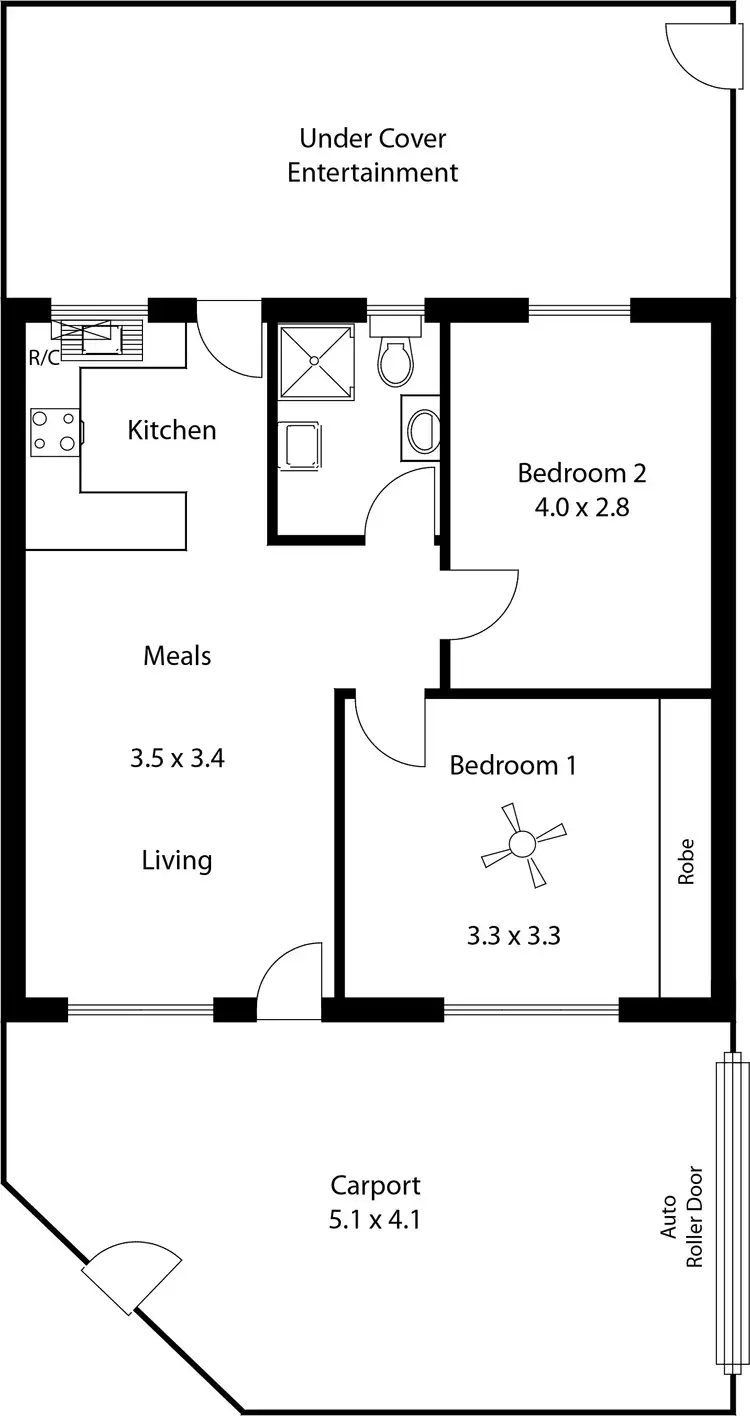 Floorplan of Homely house listing, 2/570 Tapleys Hill Rd, Fulham SA