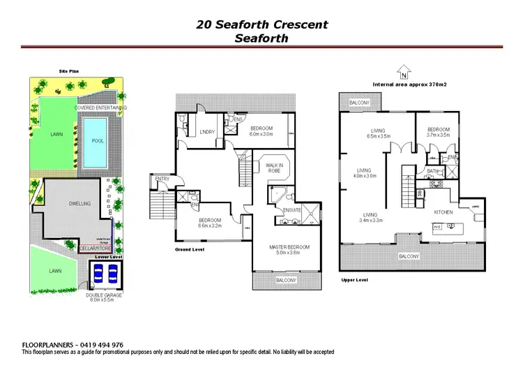 Floorplan of Homely house listing, 20 Seaforth Cres, Seaforth NSW
