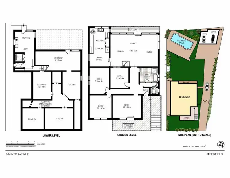 Floorplan of Homely house listing, 8 Minto Ave, Haberfield NSW