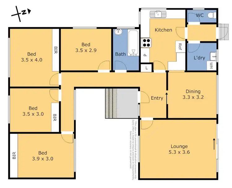 Floorplan of Homely house listing, 3 Boronia St, Newcomb VIC
