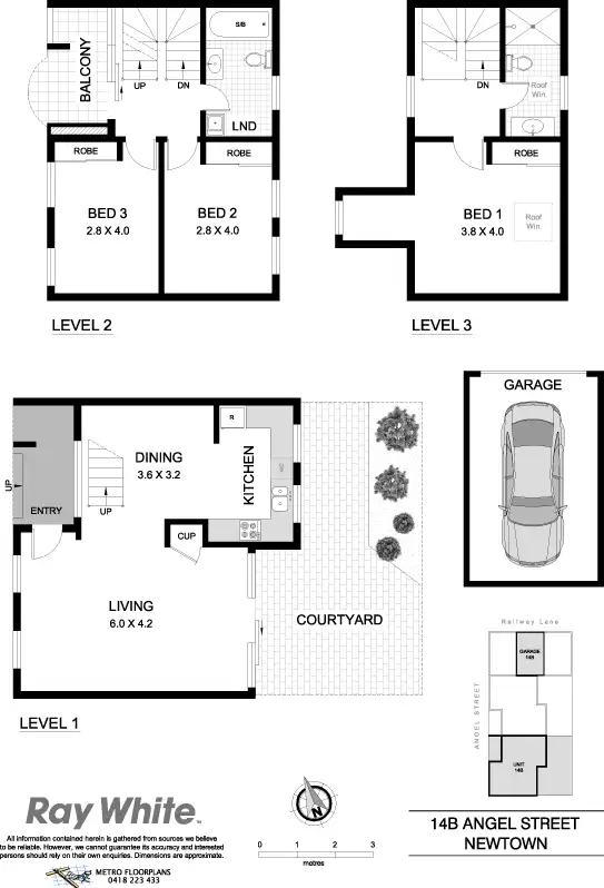 Floorplan of Homely house listing, 14B Angel St, Newtown NSW