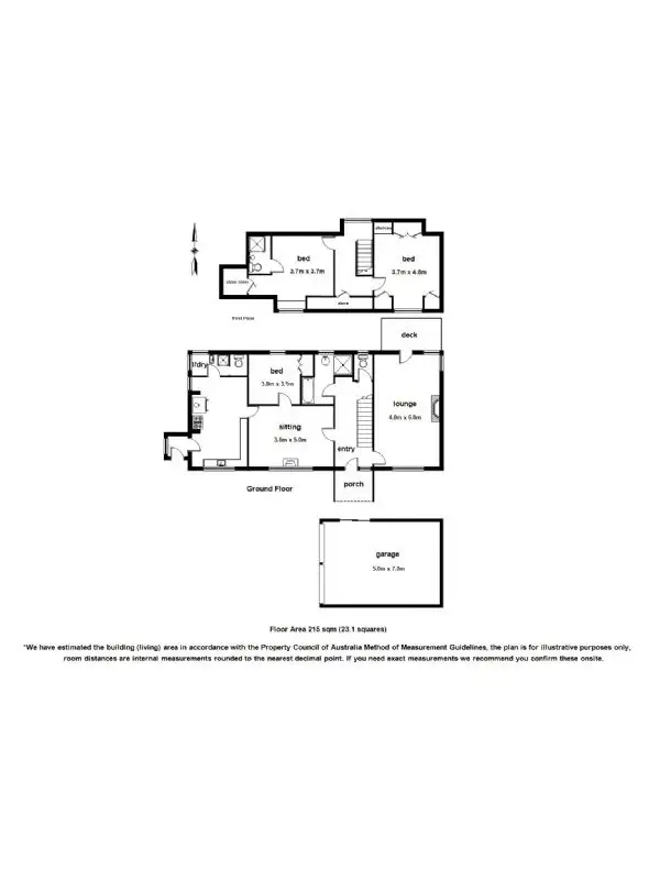 Floorplan of Homely house listing, 13 Johns Cres, Mount Evelyn VIC