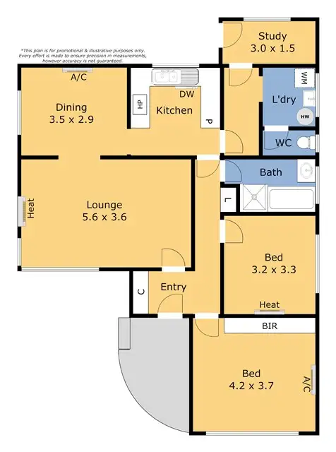 Floorplan of Homely house listing, 15 Trigg St, Geelong West VIC