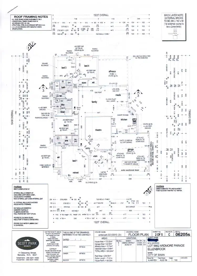 Floorplan of Homely house listing, 10 Ardmore Pde, Ellenbrook WA