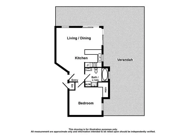 Floorplan of Homely unit listing, 4/28 Woods St, Darwin City NT