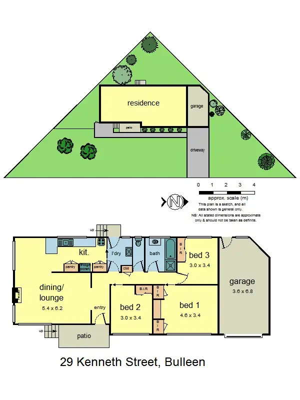 Floorplan of Homely house listing, 29 Kenneth St, Bulleen VIC