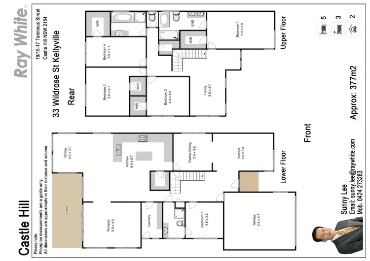 Floorplan of Homely house listing, 33 Wildrose St, Kellyville NSW
