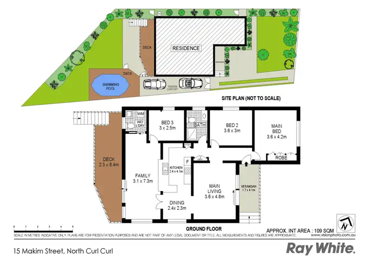 Floorplan of Homely house listing, 15 Makim St, North Curl Curl NSW