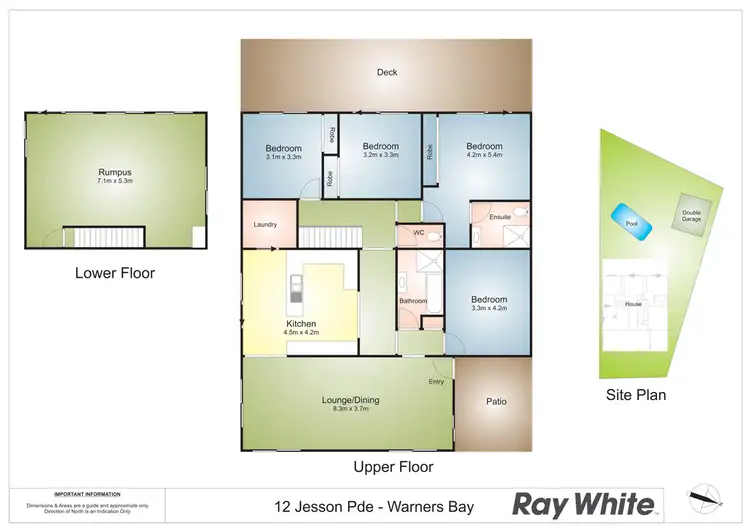 Floorplan of Homely house listing, 12 Jesson Pde, Warners Bay NSW