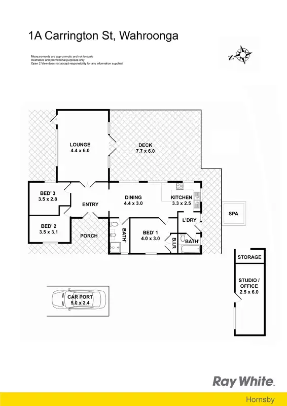Floorplan of Homely house listing, 1a Carrington St, Wahroonga NSW