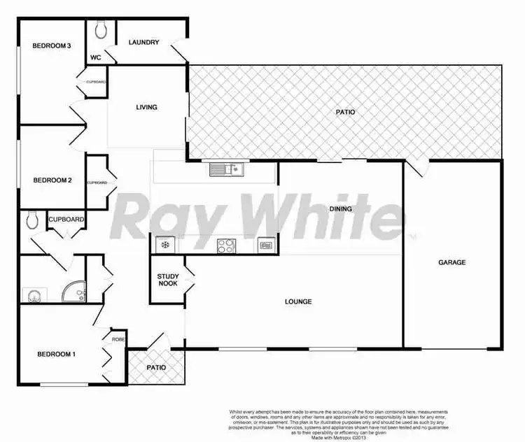 Floorplan of Homely house listing, 8 Begonia Ct, Annandale QLD