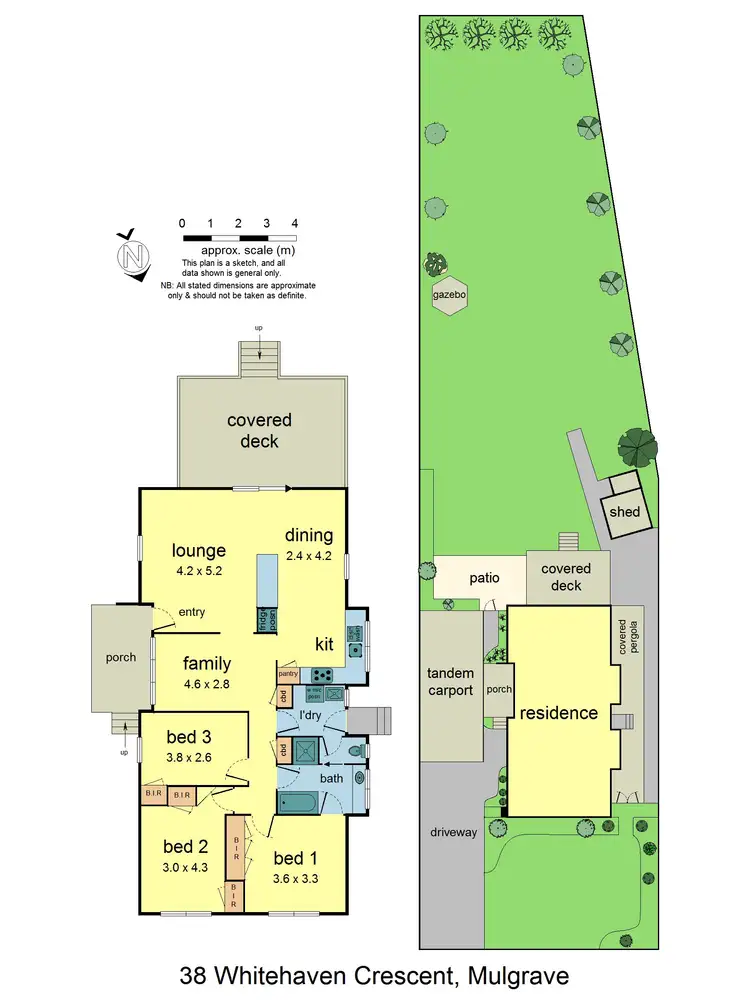 Floorplan of Homely house listing, 38 Whitehaven Cres, Mulgrave VIC