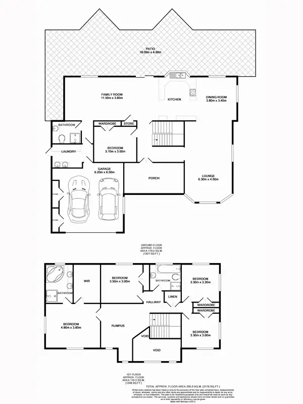 Floorplan of Homely house listing, 137 Cribb Rd, Carindale QLD