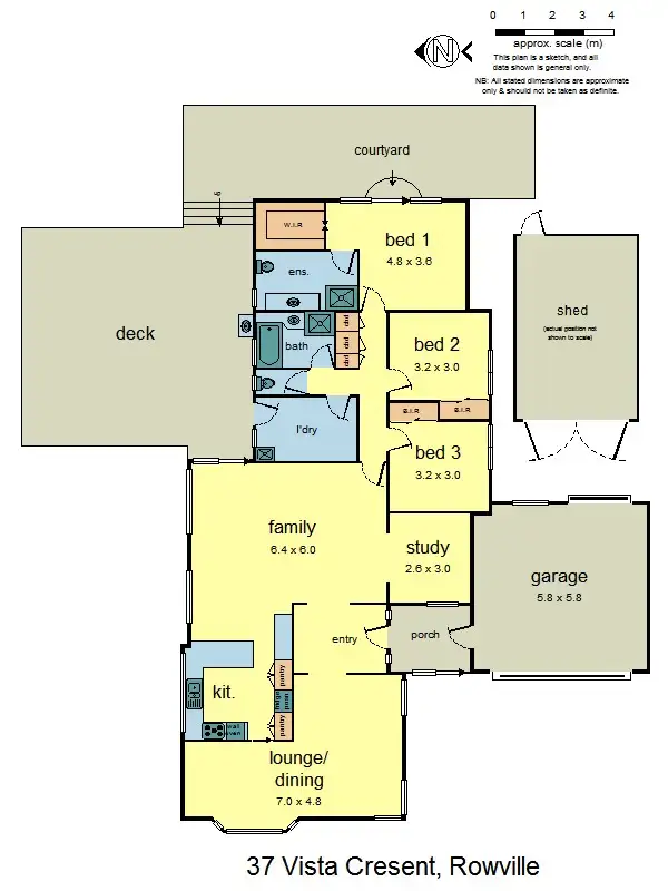 Floorplan of Homely house listing, 37 Vista Cres, Rowville VIC