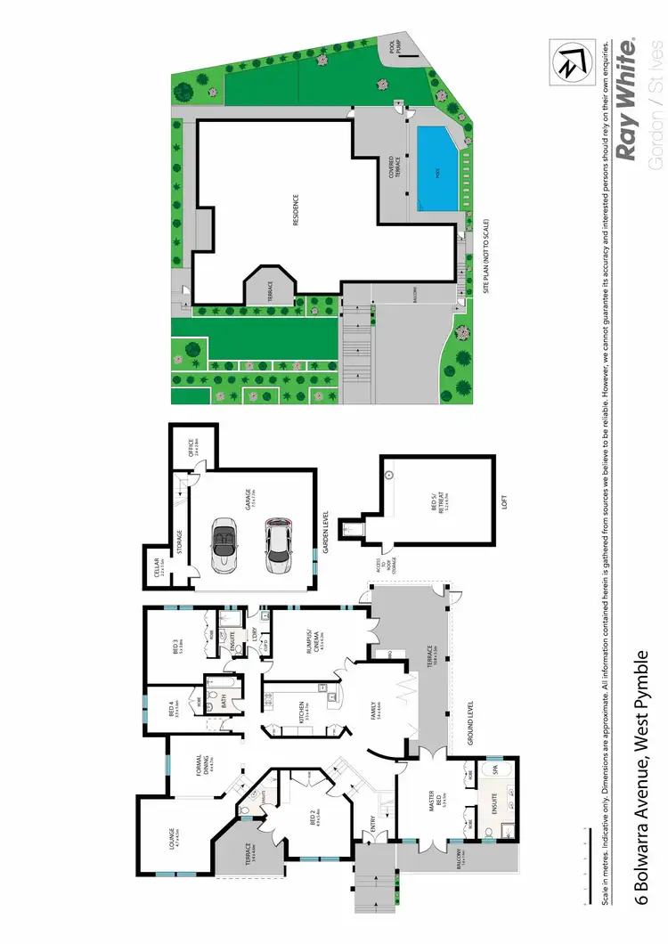 Floorplan of Homely house listing, 6 Bolwarra Ave, Pymble NSW