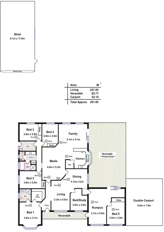 Floorplan of Homely house listing, Lot 5 Clancy Rd, Gawler Belt SA
