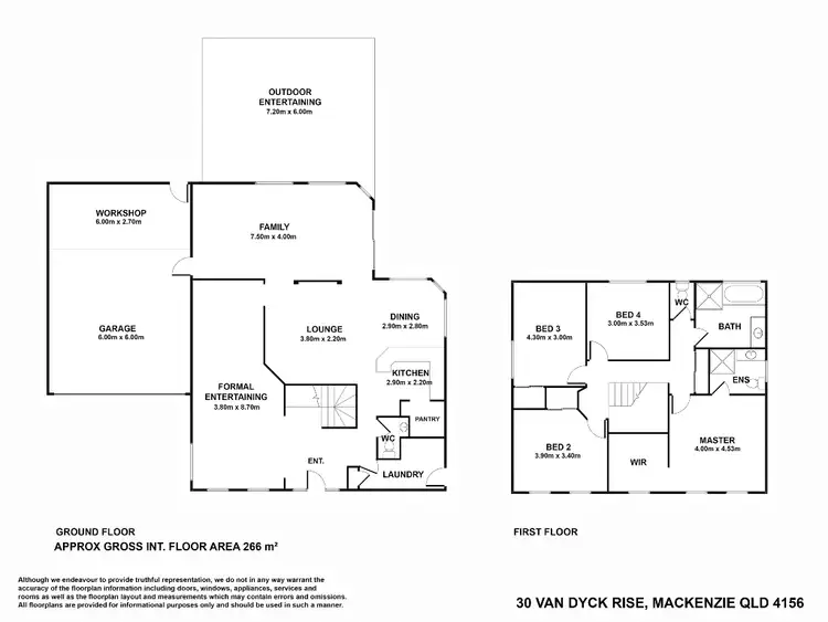 Floorplan of Homely house listing, 30 Van Dyck Rse, Mackenzie QLD