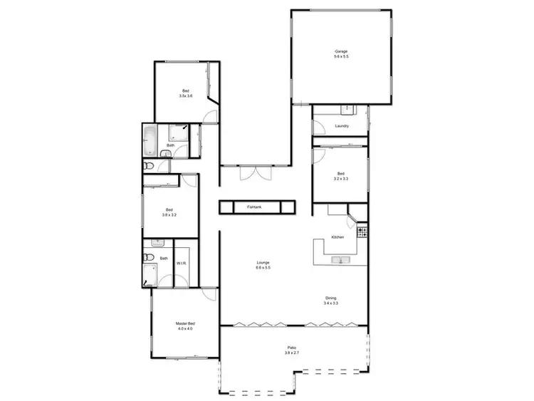 Floorplan of Homely house listing, 9 Ebony Ct, Casuarina NSW