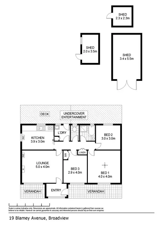 Floorplan of Homely house listing, 19 Blamey Ave, Broadview SA