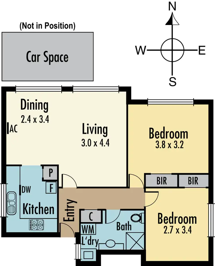 Floorplan of Homely apartment listing, 1/500 Moreland Rd, Brunswick West VIC
