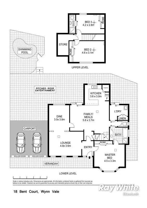 Floorplan of Homely house listing, 18 Bent Ct, Wynn Vale SA