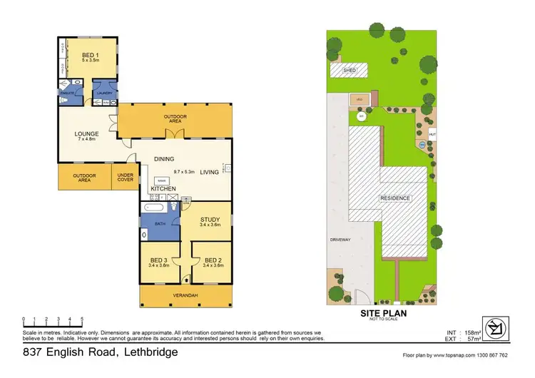 Floorplan of Homely house listing, 837 English Rd, Lethbridge VIC