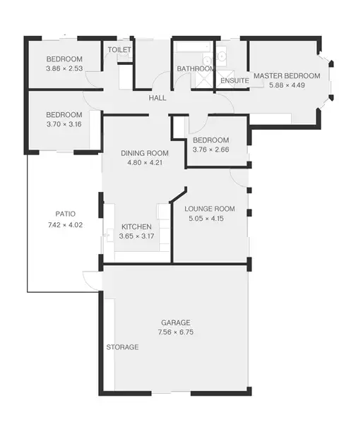 Floorplan of Homely house listing, 48 Kurrajong Dr, Warner QLD
