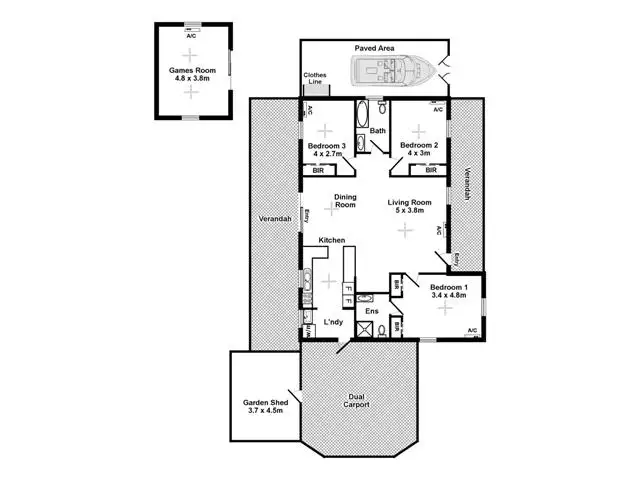 Floorplan of Homely house listing, 1 Pipit Ct, Bakewell NT