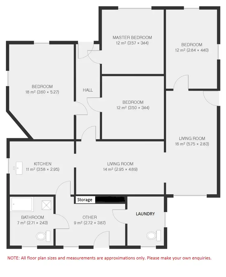 Floorplan of Homely house listing, 181 DeBoos St, Temora NSW