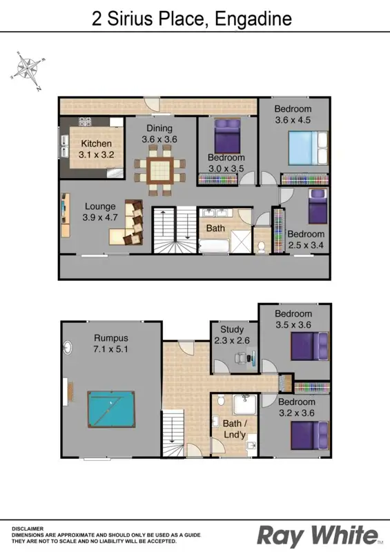 Floorplan of Homely house listing, 2 Sirius Pl, Engadine NSW
