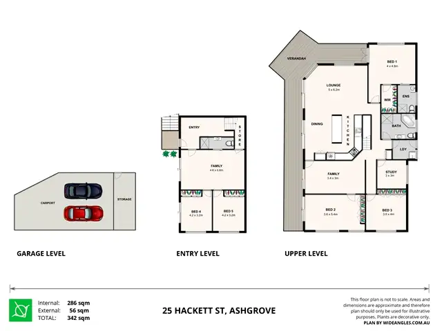 Floorplan of Homely house listing, 25 Hackett St, Ashgrove QLD