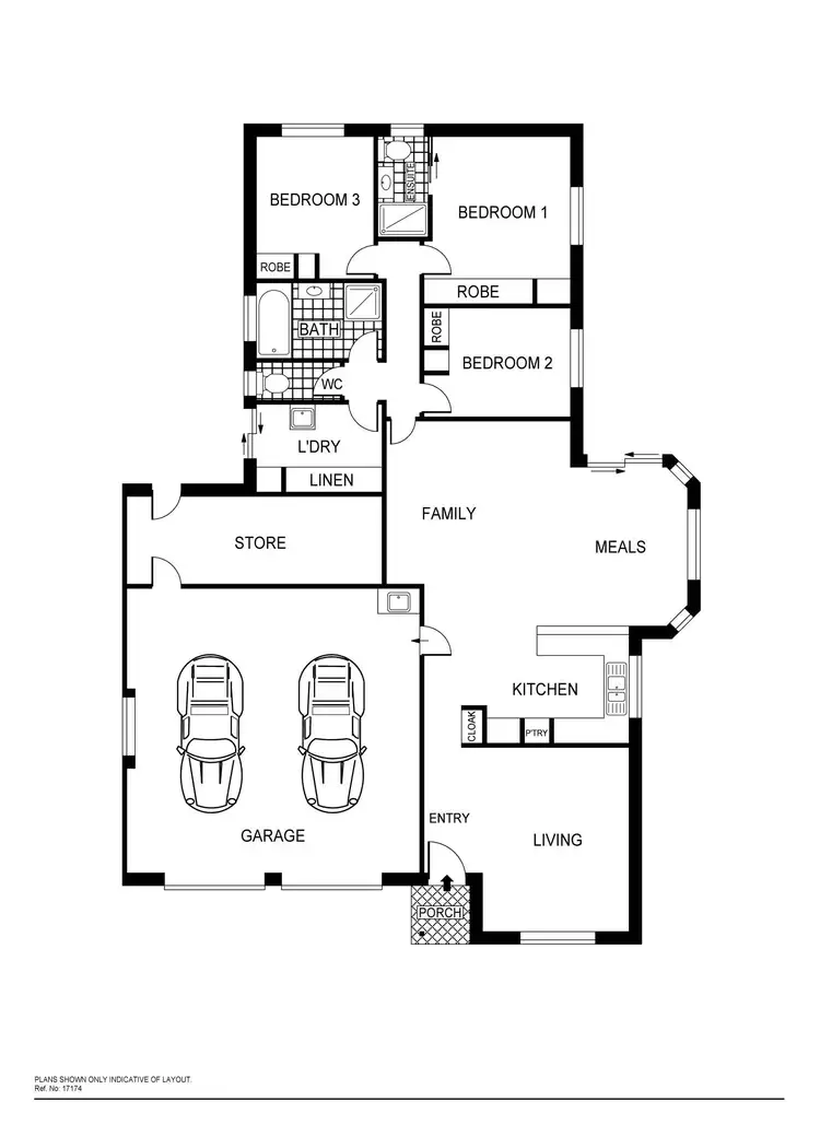 Floorplan of Homely house listing, 6 Tarrant Cres, Dunlop ACT