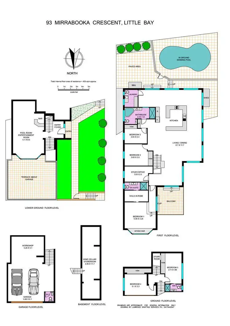Floorplan of Homely house listing, 93 Mirrabooka Cres, Little Bay NSW