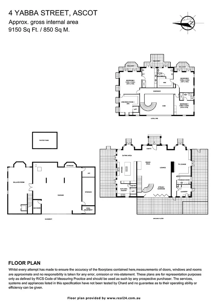 Floorplan of Homely house listing, 6 Yabba St, Ascot QLD