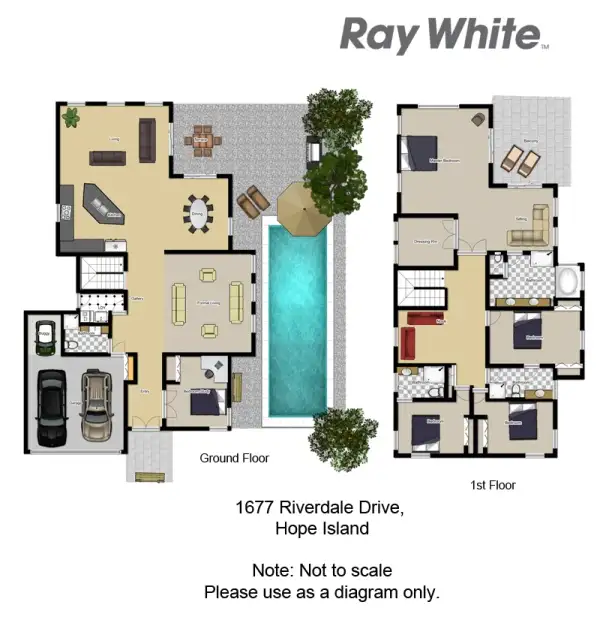 Floorplan of Homely house listing, 1677 Riverdale Dr, Hope Island QLD