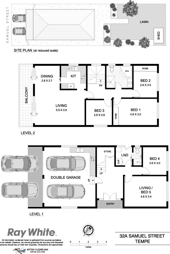 Floorplan of Homely house listing, 32a Samuel St, Tempe NSW