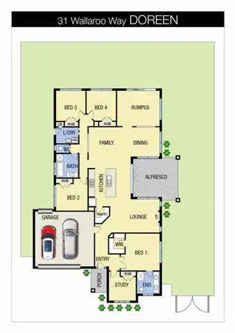 Floorplan of Homely house listing, 31 Wallaroo Way, Doreen VIC