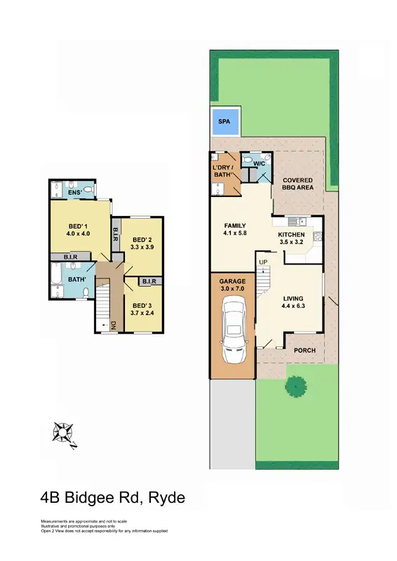 Floorplan of Homely other listing, 4b Bidgee Rd, Ryde NSW